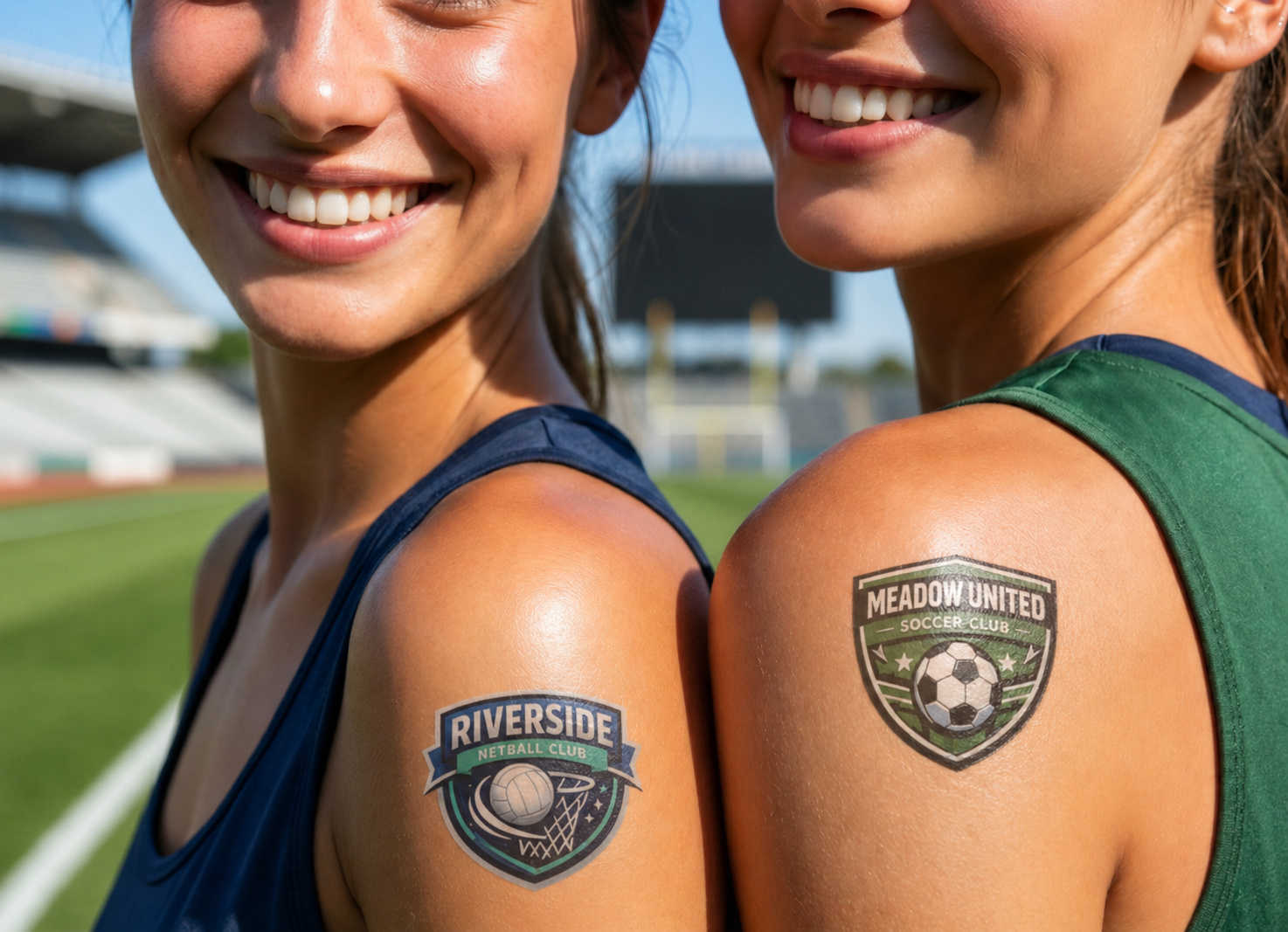 Custom Logo & Sports Team Temporary Tattoos | Branded Tattoos Australia