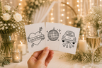 Fine Line Temporary Tattoos | Elegant Waterproof Tattoos for Parties & Events
