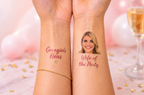 Custom Face Temporary Tattoos | Personalised Photo Tattoos for Parties & Events
