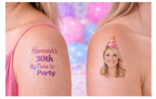 Custom Face Temporary Tattoos | Personalised Photo Tattoos for Parties & Events