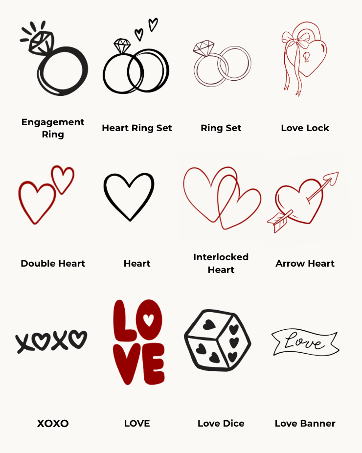 Fine Line Temporary Tattoos | Elegant Waterproof Tattoos for Parties & Events