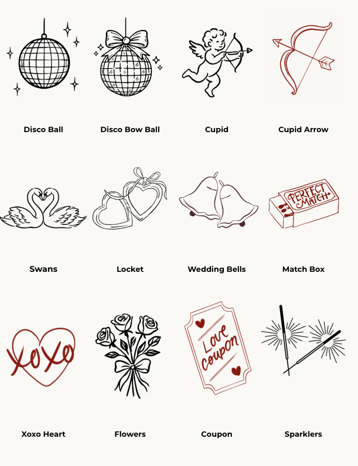 Fine Line Temporary Tattoos | Elegant Waterproof Tattoos for Parties & Events